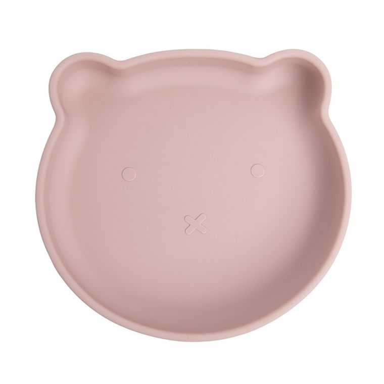 Smiki, Very Bunny, zestaw naczyń silikonowych, różowy