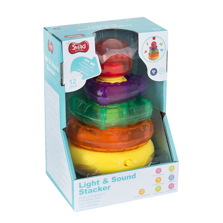 Smiki, Wieża, zabawka interaktywna, światło i dźwięk