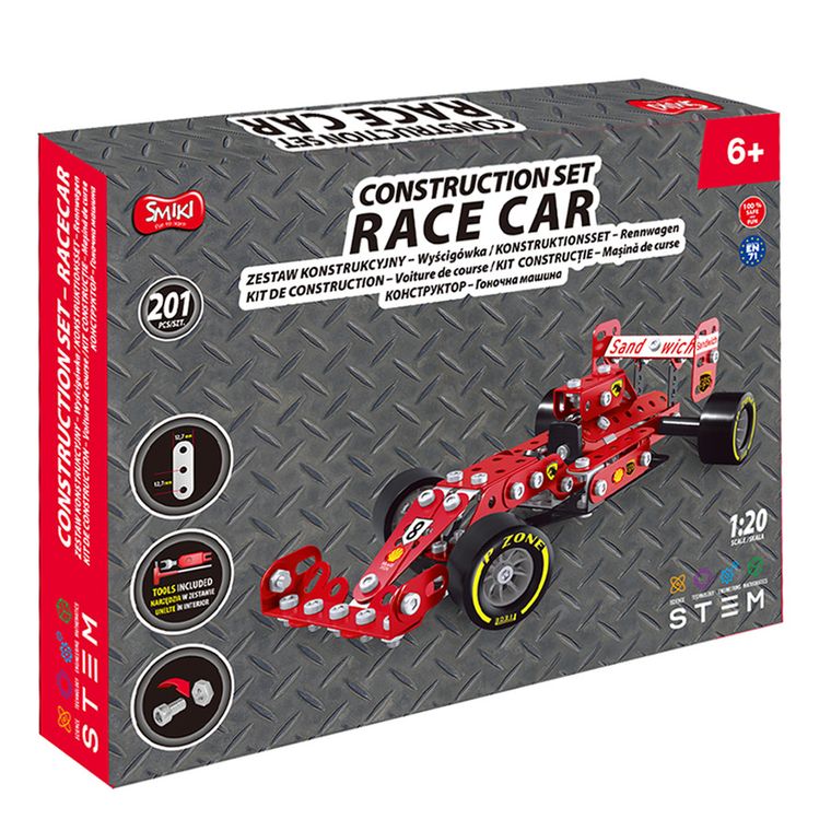 Smiki, Wyścigówka, zestaw konstrukcyjny, 201 elementów