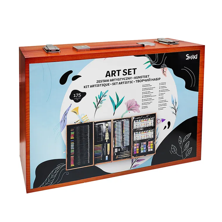 Smiki, zestaw artystyczny w walizce, 175 elementów