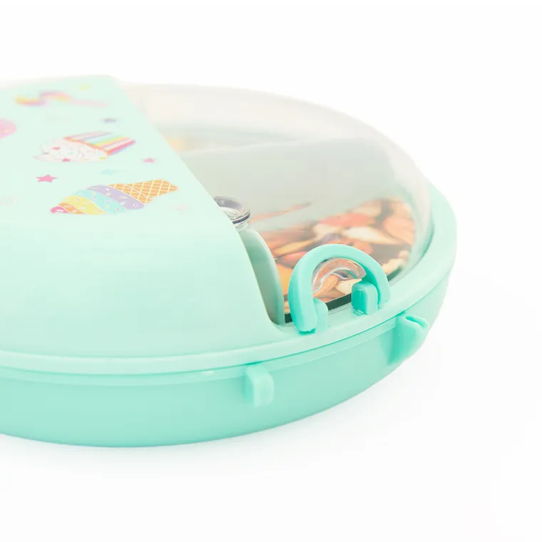 Smiki, zestaw śniadaniowy, bidon + lunchbox obrotowy