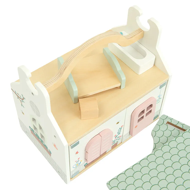 Smiki, Zookabee, drewniany domek dla lalek, 9 elementów