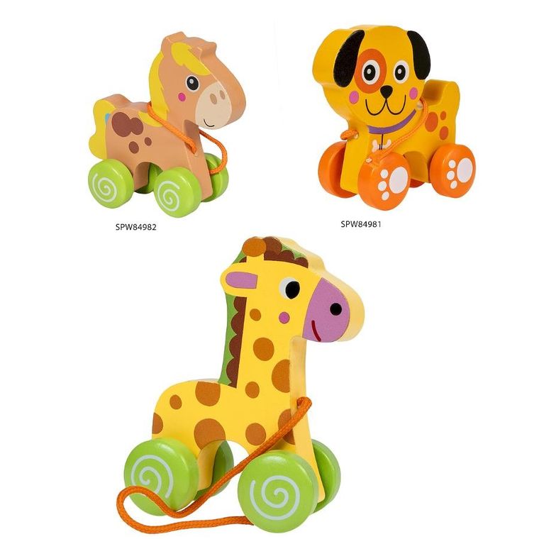 Smily Play, drewniana żyrafa do ciągnięcia