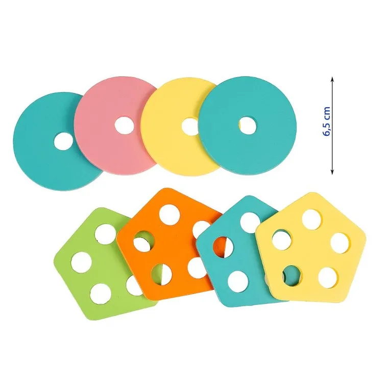 Smily Play, Farma, układanka drewniana, kształty