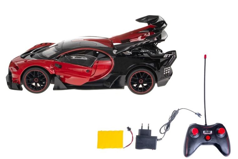 Smily Play, Junior, Auto wyścigowe, pojazd zdalnie sterowany, czerwony, 1:12