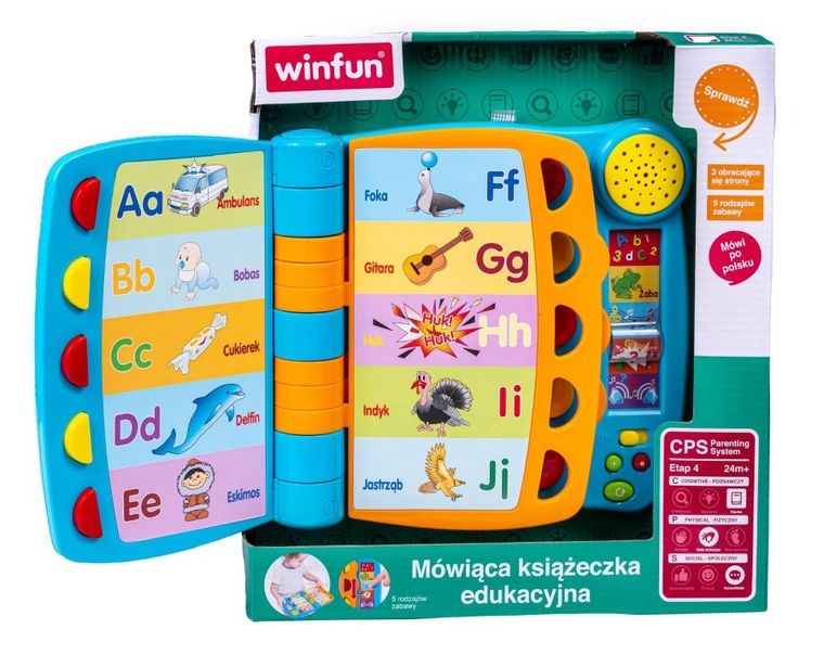 Smily Play, mówiąca książeczka edukacyjna, zabawka edukacyjna