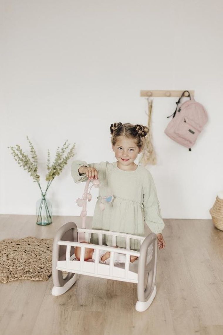 Smoby, Baby Nurse, kołyska z karuzelką