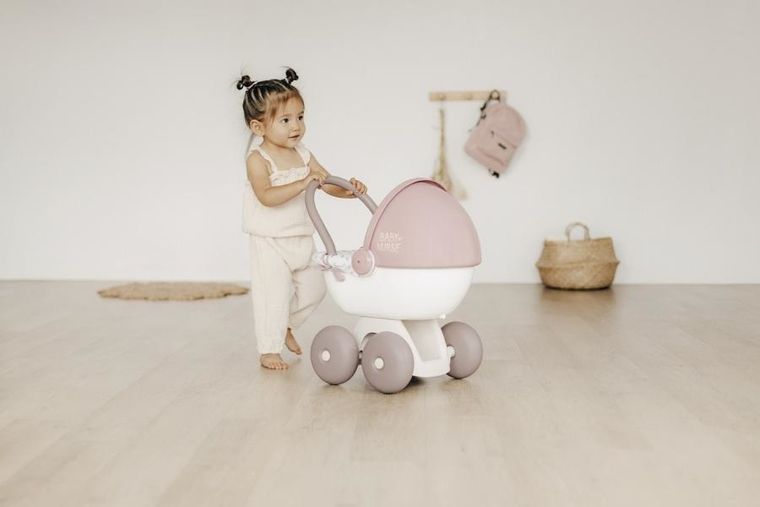 Smoby, Baby Nurse, wózek głęboki z daszkiem