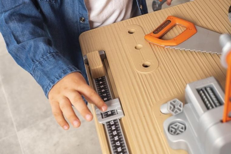 Smoby, Black&Decker, warsztat, 100 elementów