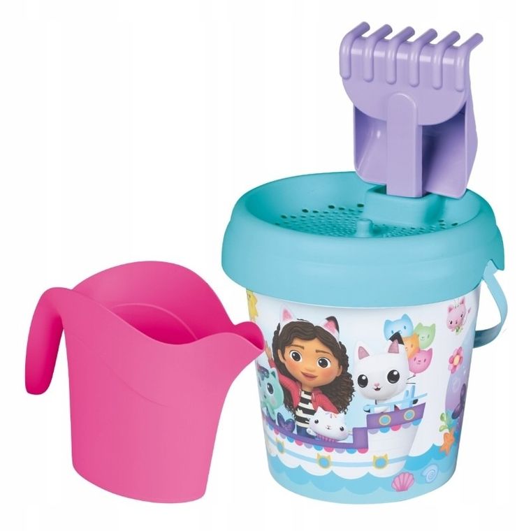 Smoby, Disney, wiaderko z akcesoriami, 17 cm