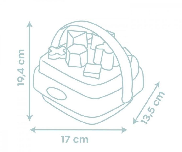Smoby, sorter kształtów w koszyku