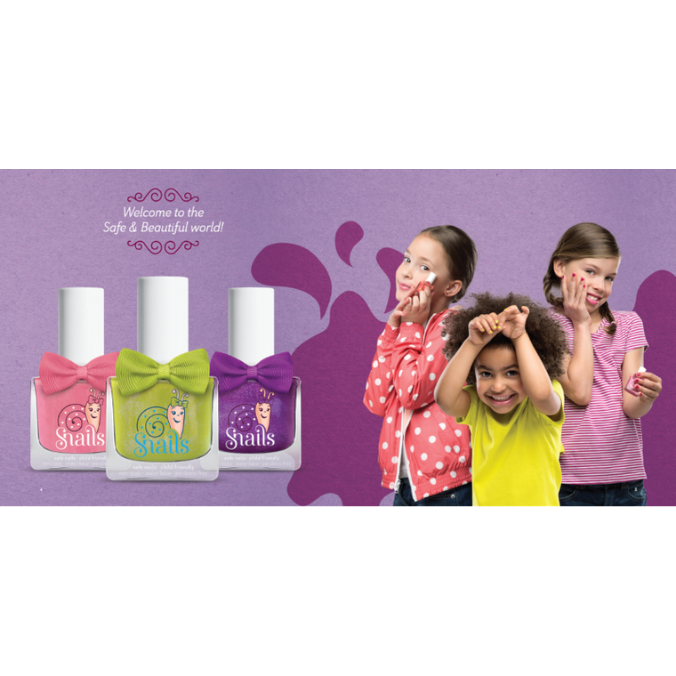 Snails, Mini Unicorn, zestaw, lakiery do paznokci dla dzieci, 3 szt.