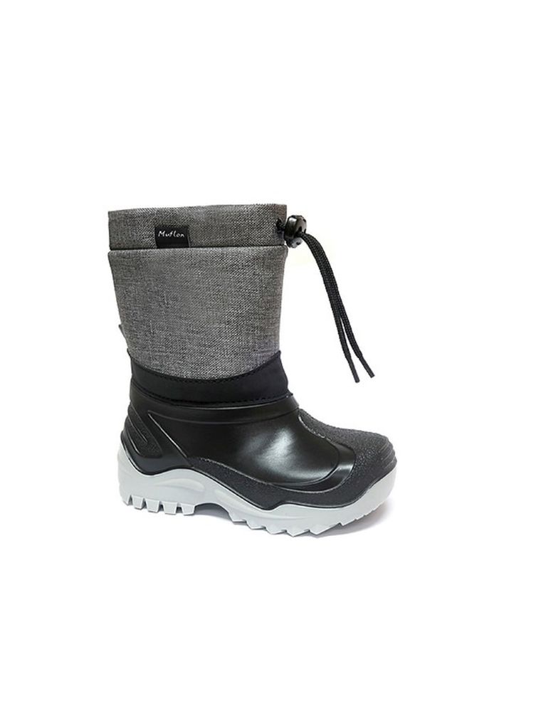 Śniegowce chłopięce, czarne, Muflon