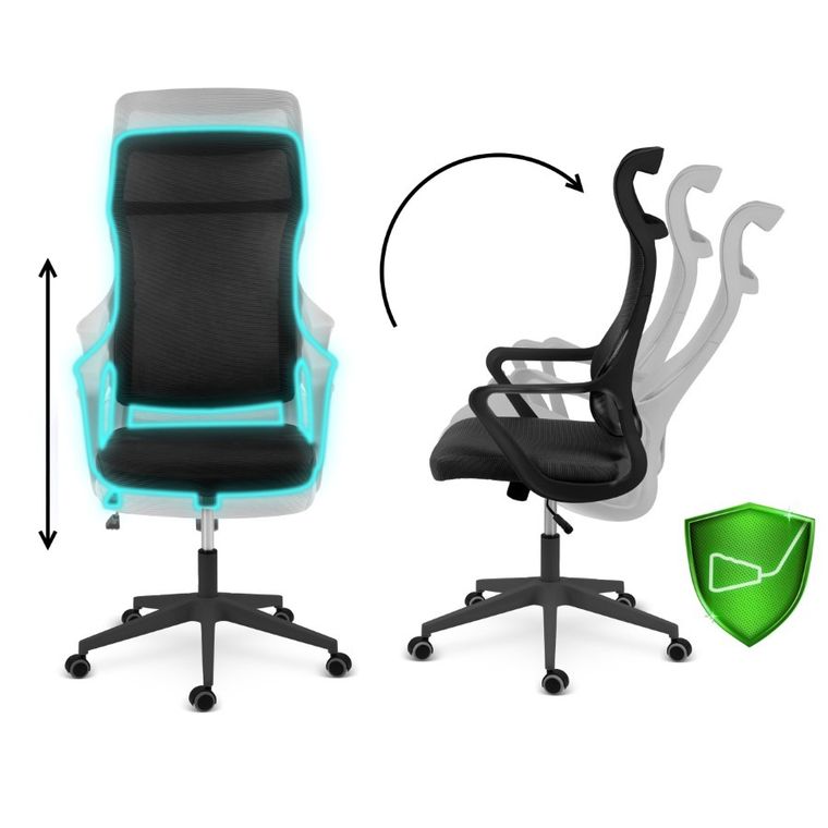 Sofotel, Labi, fotel biurowy, czarny