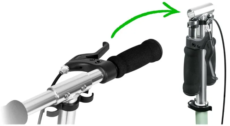 Soke, City, hulajnoga miejska, składana, miętowa