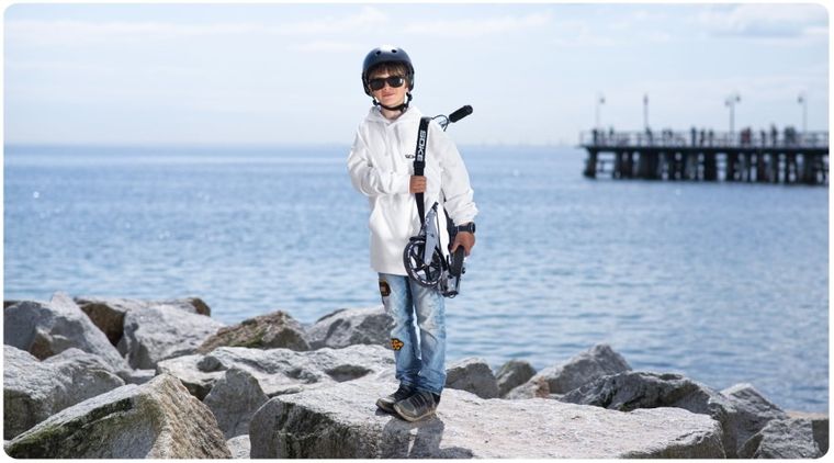 Soke, City, hulajnoga miejska, składana, szara