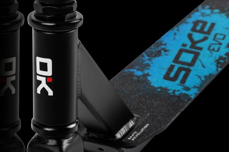 Soke, Strunt Evo, hulajnoga wyczynowa, czarno-niebieska