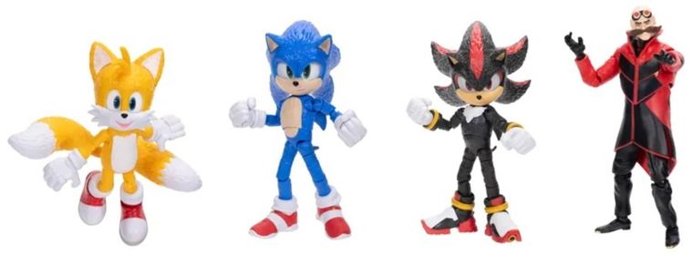 Sonic The Hedgehog 3, Sonic, figurka, 12,7 cm
