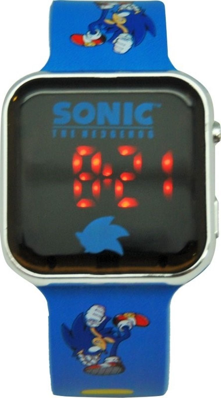 Sonic the Hedgehog, zegarek cyfrowy, LED