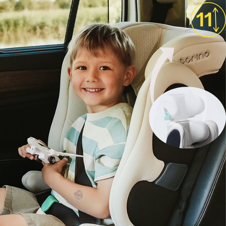 Sorino, Ceres, fotelik samochodowy, beige, 100-150 cm