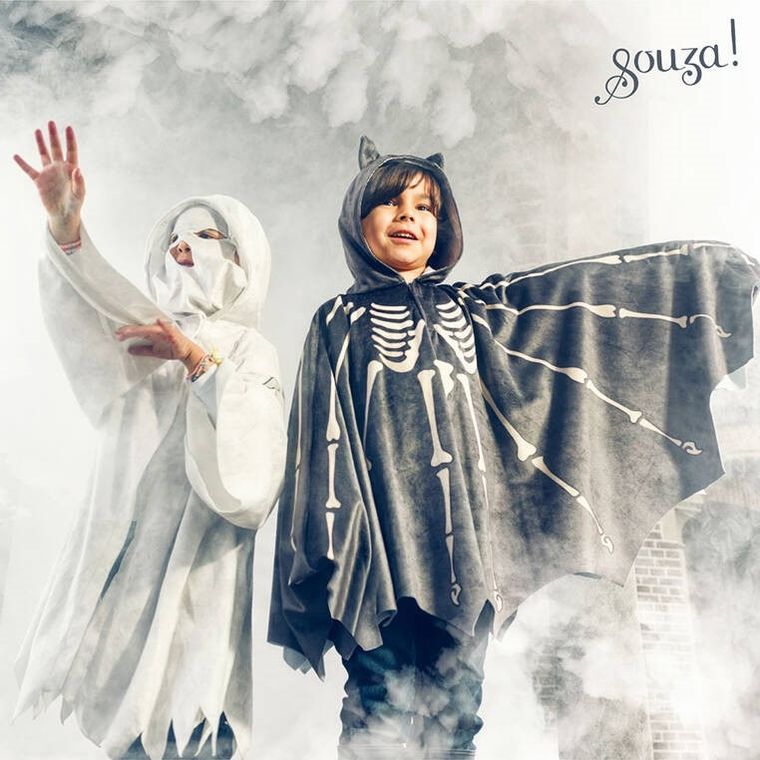 Souza! Nietoperz, peleryna z kapturem, strój, 4-8 lat