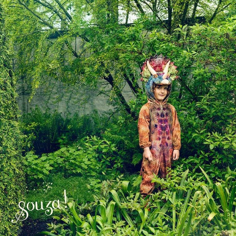 Souza! Triceratops, kombinezon kigurumi dinozur, strój, 8-10 lat