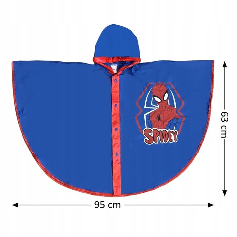 Spider-Man, poncho przeciwdeszczowe