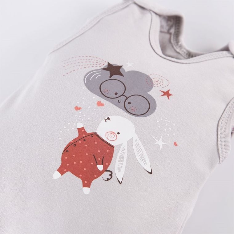 Śpiochy niemowlęce, szare, Eevi