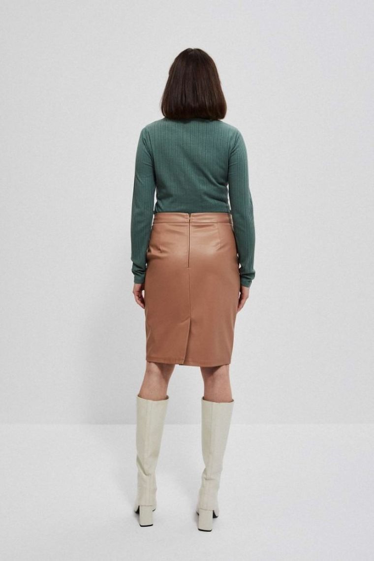 Spódnica damska, beżowa, Moodo