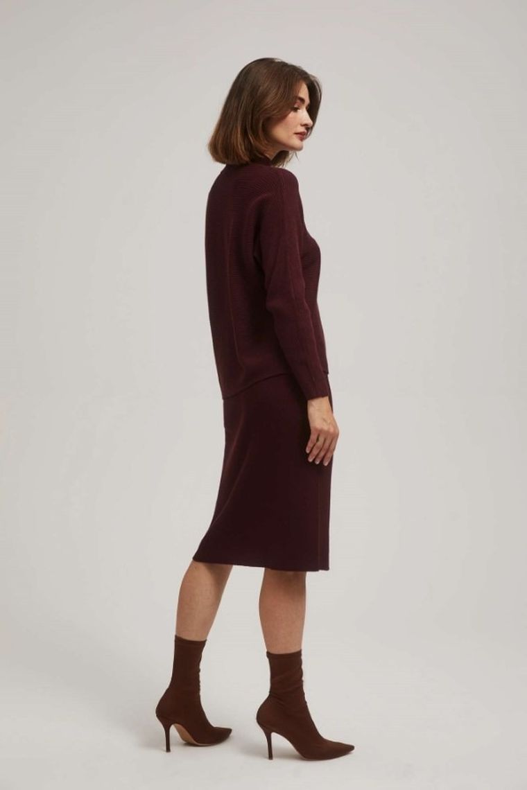 Spódnica damska, brązowa, Moodo