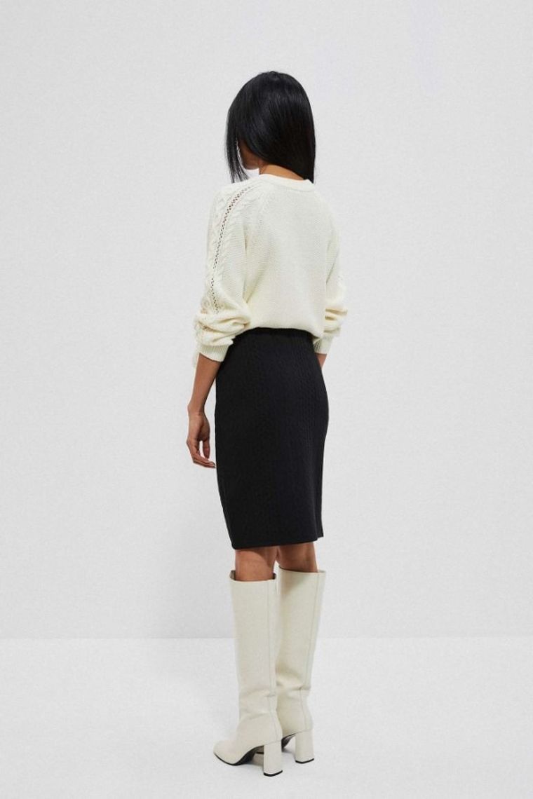 Spódnica damska, czarna, Moodo