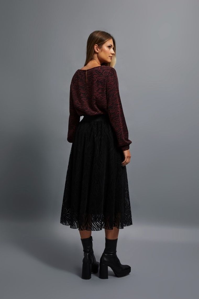 Spódnica damska, czarna, Moodo