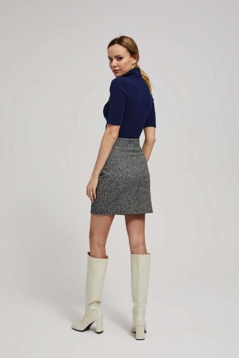 Spódnica damska, czarna, Moodo