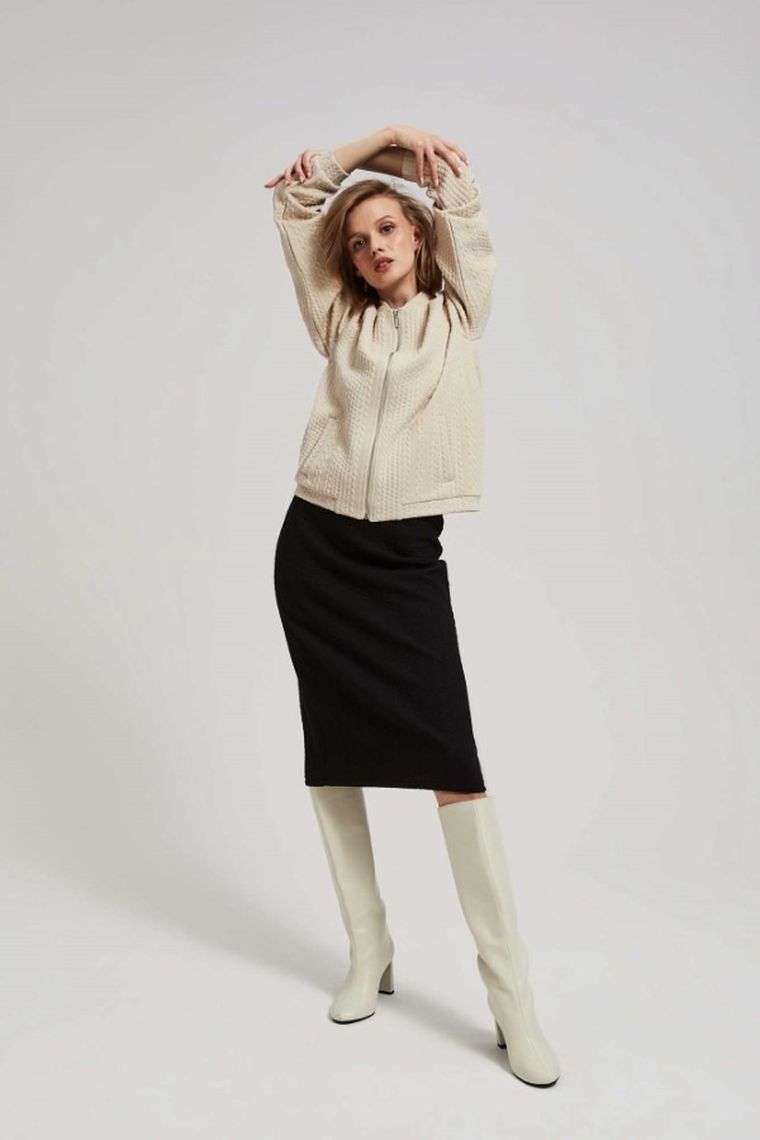 Spódnica damska, czarna, Moodo