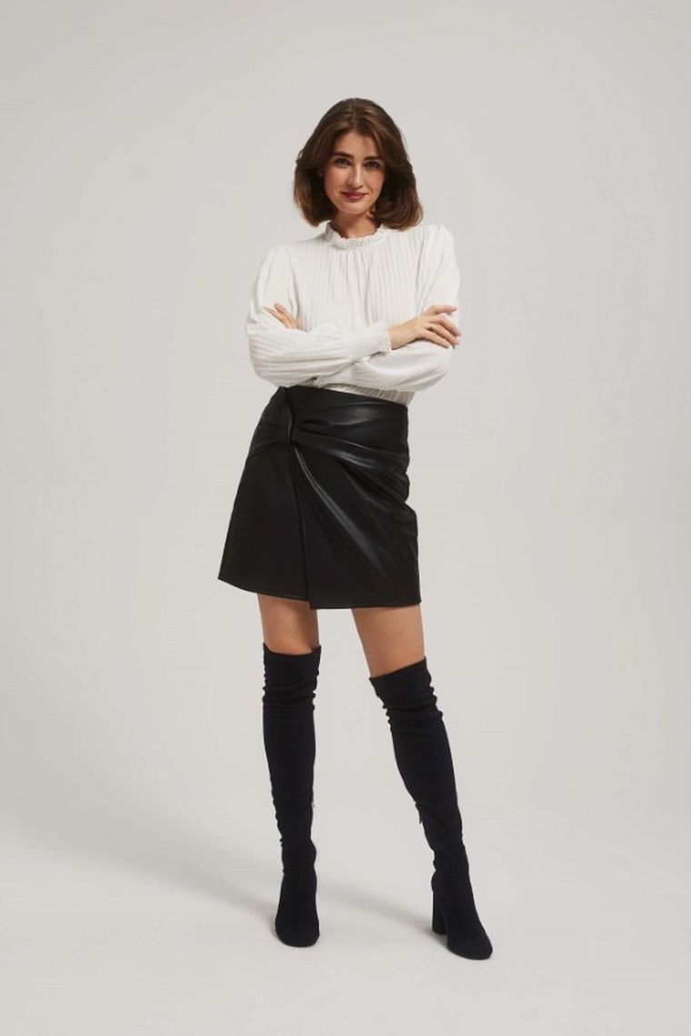 Spódnica damska, czarna, Moodo