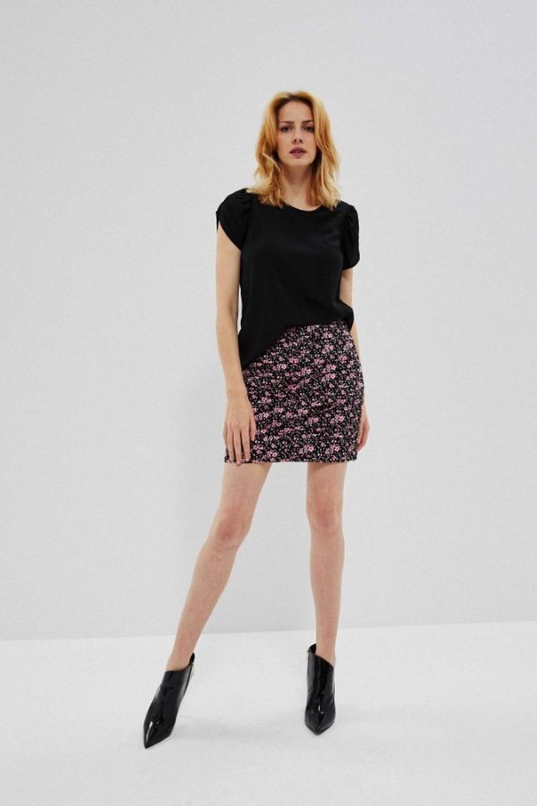 Spódnica damska, czarna, Moodo