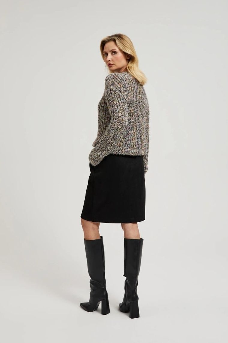 Spódnica damska, czarna, Moodo