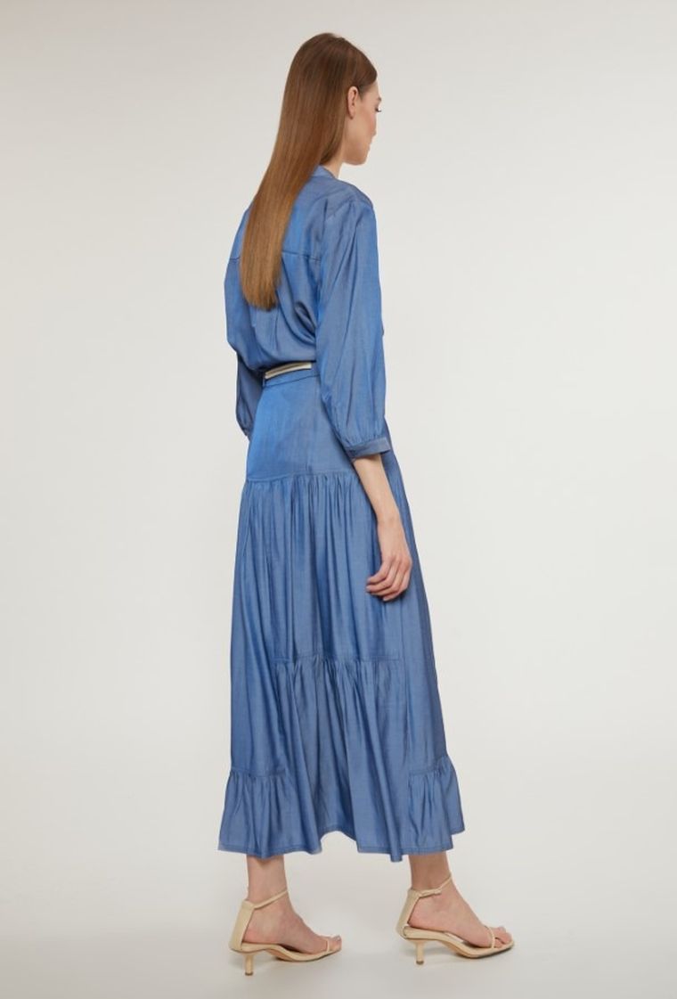 Spódnica damska, niebieska, Monnari