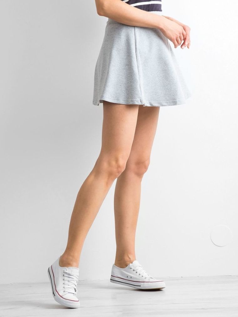 Spódnica damska, szara, Factory Price