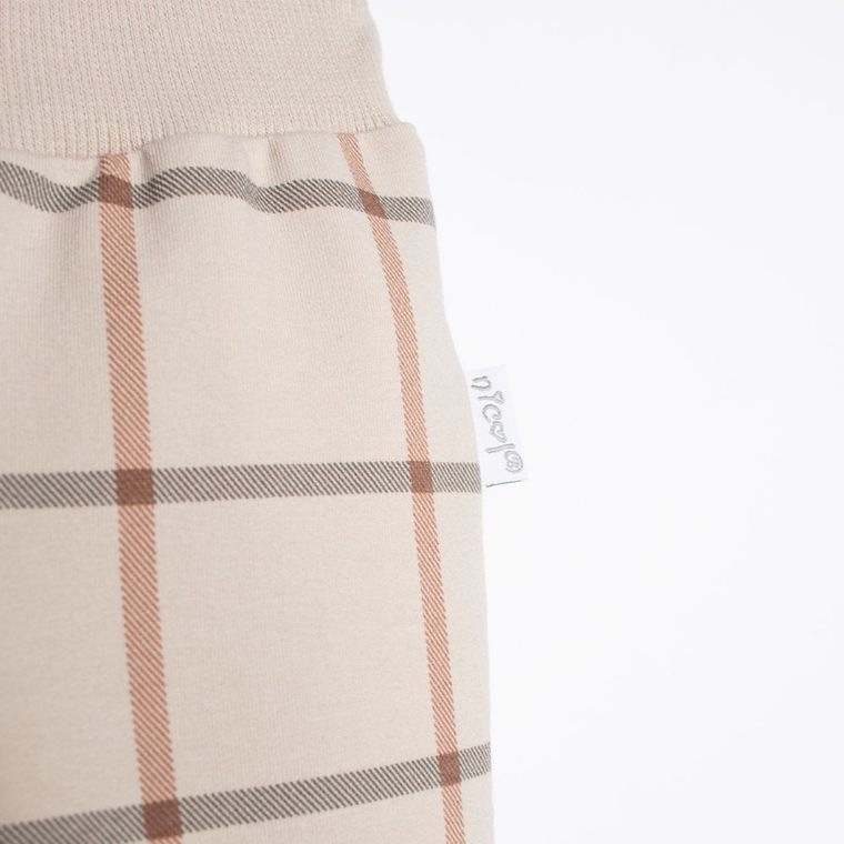 Spodnie dresowe chłopięce, beżowe, Nicol