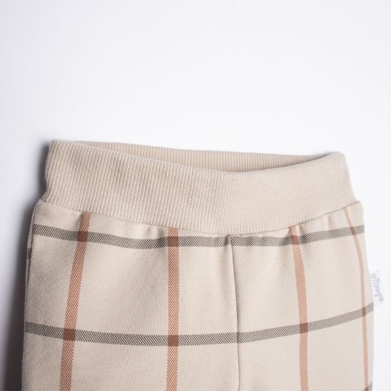 Spodnie dresowe chłopięce, beżowe, Nicol