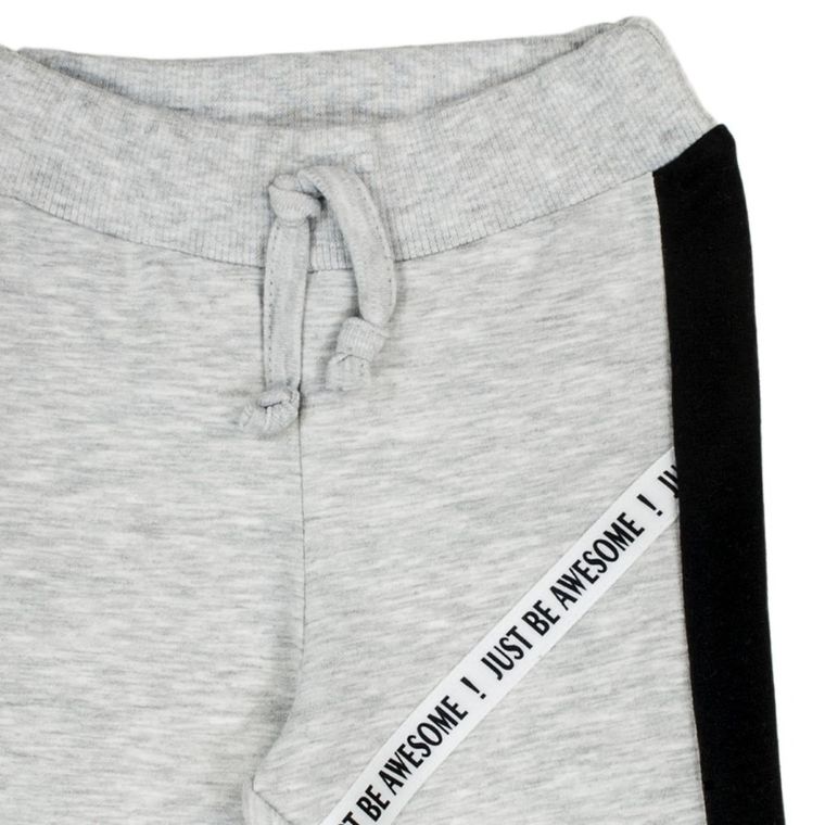 Spodnie dresowe chłopięce, szare, Nicol