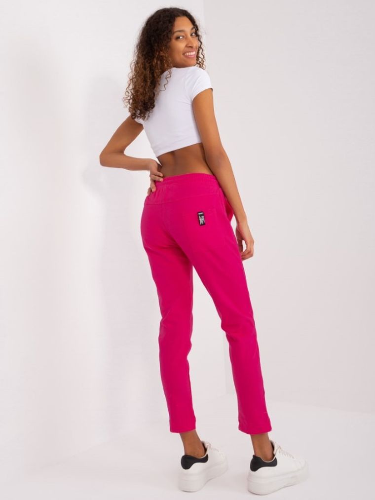 Spodnie dresowe damskie, różowe, Relevance
