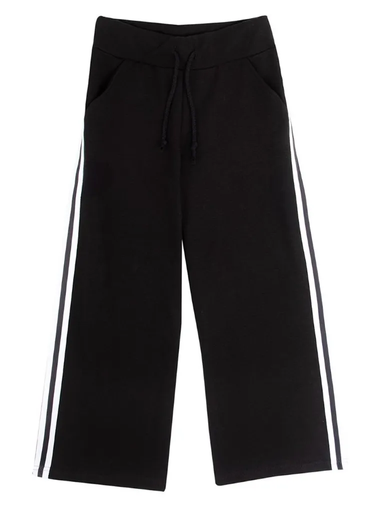 Spodnie dresowe dziewczęce, czarne, Tup Tup