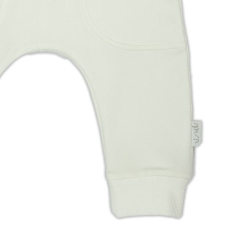 Spodnie dresowe dziewczęce, ecru, Nicol