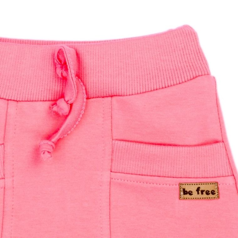 Spodnie dresowe dziewczęce, koralowe, Nicol