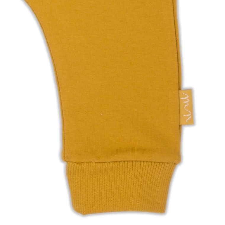 Spodnie dresowe dziewczęce, żółte, Nicol