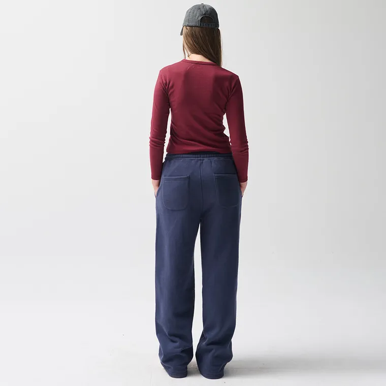 Spodnie dresowe z szeroką nogawką wide oversize NOWEAR