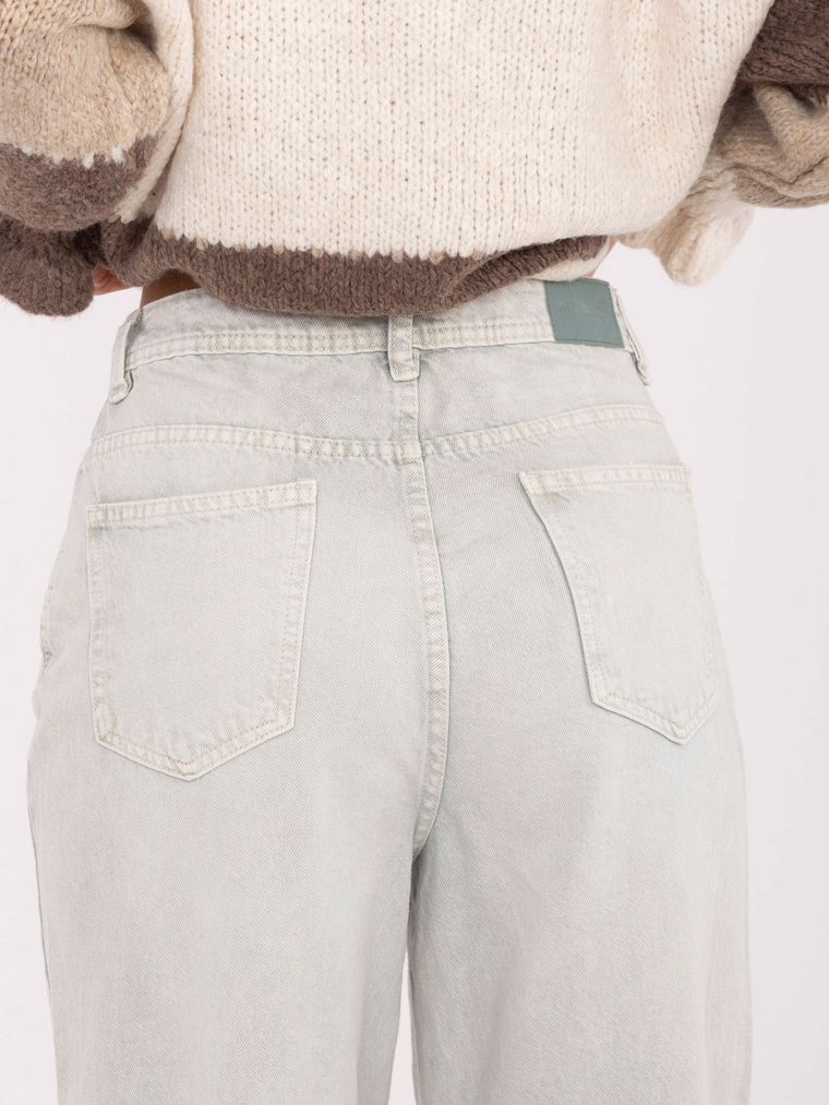 Spodnie jeansowe damskie, szare, Sublevel