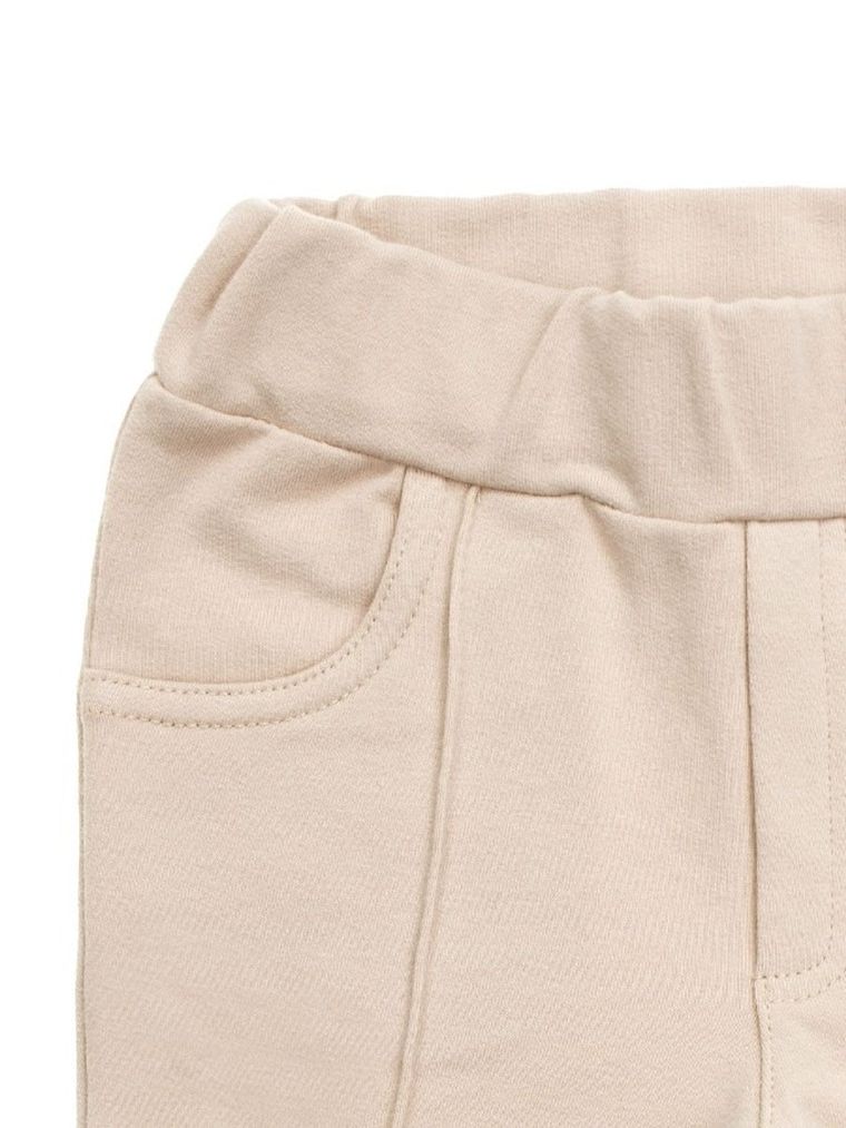 Spodnie materiałowe chłopięce, beżowe, Nicol